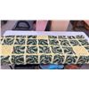 Image 8 : Three Crocheted Blankets: Multi-Color Granny Square, Cream Chevron, & Green & Yellow Square