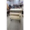 Image 1 : Vintage Simplex Rotary Ironing Machine Mangle with Padded Roller and Heated Pressing Surface
