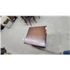 Image 3 : Two-Drawer Wooden End Table with Decorative Paneled Drawer Fronts and Dark Brown Finish