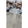Image 2 : Glass Top Dining Table & 4 Chairs 29" Hgt.×36" Diameter