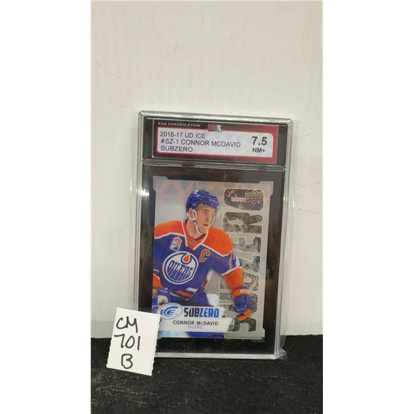 Grader Connor McDavid Subzero Insert Card