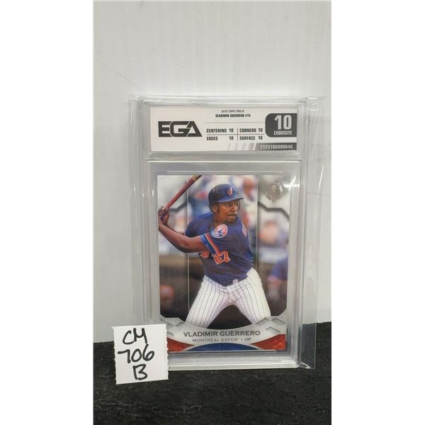Graded Vladimir Guerrero Montreal Expos Card