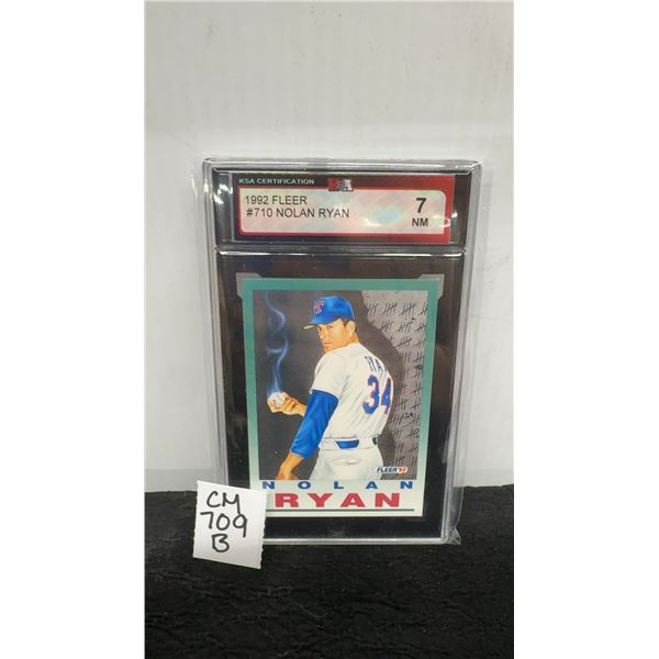 Graded Nolan Ryan Baseball Card