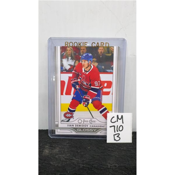 Ivan Demidov Montreal Canadiens Rookie Card