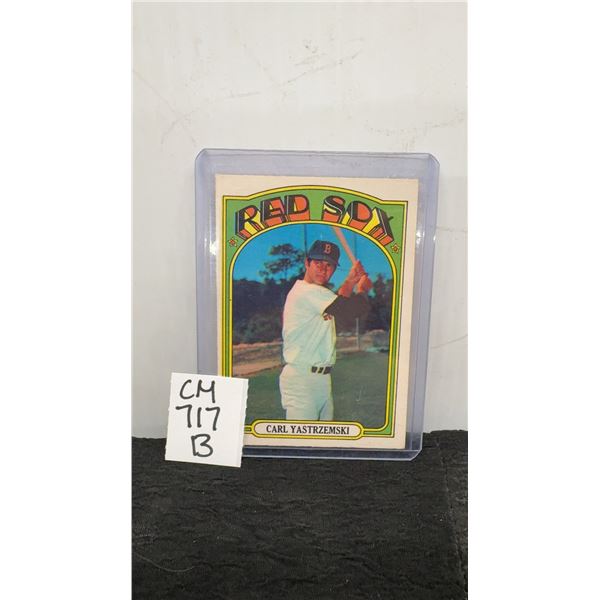 1972 Carl Yastrzemski Boston Red Sox Card