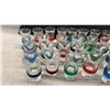 Image 6 : Fifty-Four Shot Glasses with Colored Bands