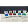 Image 7 : Fifty-Four Shot Glasses with Colored Bands