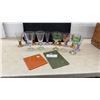Image 1 : Assorted Glassware: Clear Ribbed Stemware, Striped Stemware, Colored Stemware, & More
