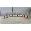 Image 3 : Assorted Glassware: Clear Ribbed Stemware, Striped Stemware, Colored Stemware, & More