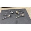 Image 5 : Vintage Manual Hair Clippers & Assorted 45 RPM Record Adapters