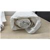 Image 2 : Three White Tarps with Grommets, 6 x 10 Feet
