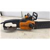Image 3 : Worx WG305 14" Electric Chainsaw, 120V, 60Hz, 8A, 2017, & Bar Cover