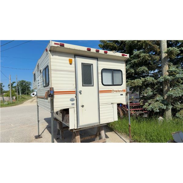 Overland Truck Camper, Hijack Jacks, & Interior w/ Stove, Sink, & Dinette