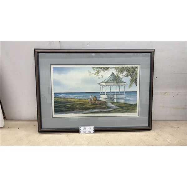 Trisha Romance "Shoreline Picnic" Limited Edition Print, 254/300, Signed & Dated '83, with COA