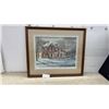 Image 1 : Trisha Romance "Home Sweet Home" Limited Edition Print, Signed & Numbered 321/450, 28 x 33"