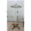 Image 1 : Antique 1800's Cast Iron & Steel Revolving Store Display Clothing Display, 75 x 30"