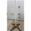 Image 3 : Antique 1800's Cast Iron & Steel Revolving Store Display Clothing Display, 75 x 30"