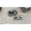 Image 10 : Galvanized Tub, Metal Tackle Box, with Lead Fishing Weights, Large Hooks, Wire Tomato Cages