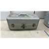 Image 11 : Galvanized Tub, Metal Tackle Box, with Lead Fishing Weights, Large Hooks, Wire Tomato Cages