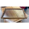Image 9 : Drop Leaf Tea Cart with Removable Tray, 2 Shelves, & Wood Spoke Wheels, 28 x 31 x 17 Extending