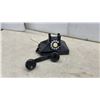 Image 3 : Vintage Black Rotary Dial Telephone with Handset & Coiled Cord