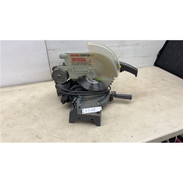 Sears/Craftsman Professional 15.0A Miter Saw, Model 113.234611C, & Power Cord