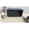 Image 4 : SmartSet Alarm Clock Radio, Black Rod Iron Basket, 6 1/2 x 30 x 7 1/2", Leather Tool Belt &