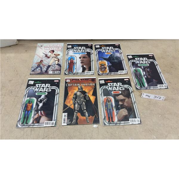 Marvel Star Wars Comics: Annual #2, Captain Phasma #1, & 6 Action Figure Variant Covers