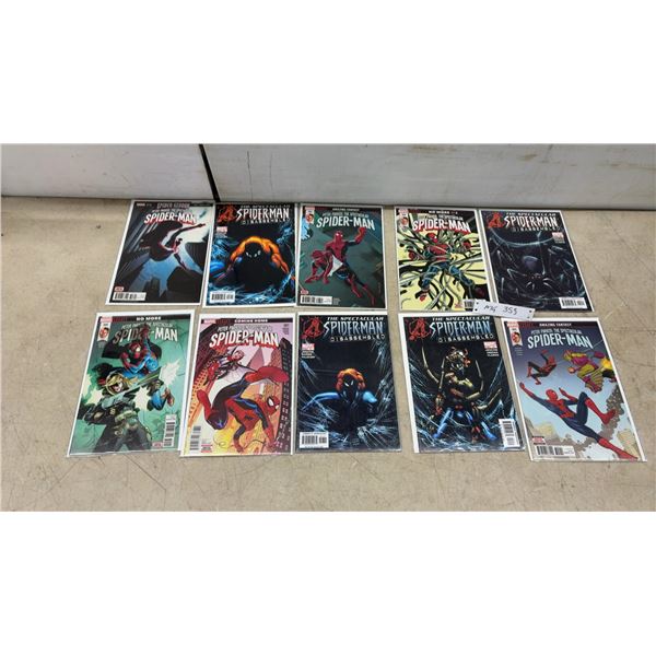Spectacular Spider-Man & Peter Parker: The Spectacular Spider-Man Comic Books, 10-Piece Lot