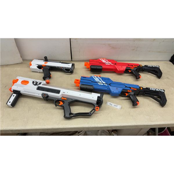Nerf Rival Blasters: (2) Nemesis MXVII-10K, (1) Hera MXVII-1000, (1) XVIII-8000