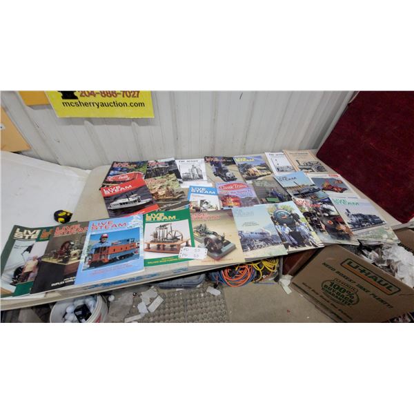 Live Steam & Classic Trains Magazines, The Setoff, & More