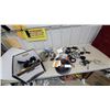 Image 1 : Philips RG6 Quad-Shield Coaxial Cable 100' Roll, Power Adapters, Firewire Cable and More Computer..