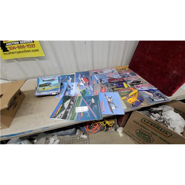 Collection of Vintage Airplane Magazines, EAA Vintage Aircraft Association Publication