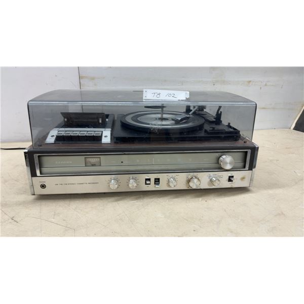 Lloyd's AM-FM Stereo Cassette Recorder & BSR Turntable w/ Dust Cover
