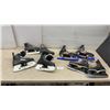 Image 1 : Assorted Ice Skates: Bauer, Adidas, & Other Brands, Various Styles & Sizes