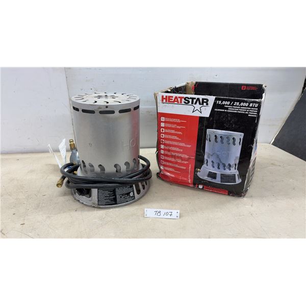 Heatstar 15,000/25,000 BTU Portable Propane Convection Heater & Box