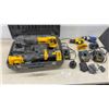 Image 1 : DeWalt DW938 Type 2 18V Variable Speed Reciprocating Saw, Drill, Charger, Batteries, and More