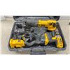 Image 2 : DeWalt DW938 Type 2 18V Variable Speed Reciprocating Saw, Drill, Charger, Batteries, and More