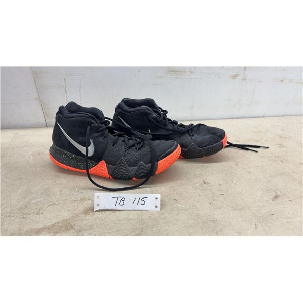 Nike Kyrie 4 Black & Orange Basketball Shoes, US Men's 8.5