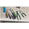 Image 7 : Assorted Pipe Wrenches, Screwdrivers, Pliers, Tool Box, & More