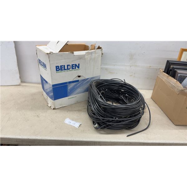 Belden 533945 RG-6/U Shielded Coax Cable, 18 AWG, 1000' (305 MTR) Roll & Box