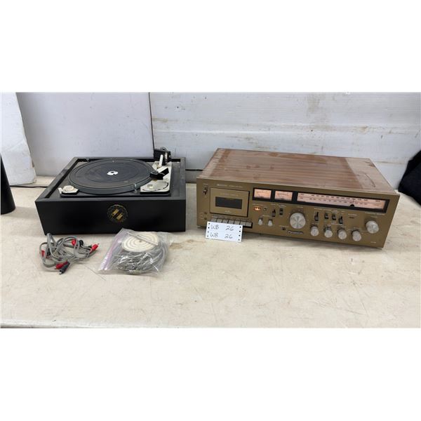 Panasonic RA-6500 Integrated Receiver with Cassette Deck, Dual 1009 Turntable and More