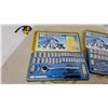 Image 6 : Lot of Tools Including Royal 40-Piece Ratchet Socket Sets, Stanley Wrench Set, Stripper and More