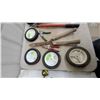 Image 2 : Lawn and Garden Lot: Replacement Mower Wheels, Blades, Hedge Shears, Loppers, Pruners and More