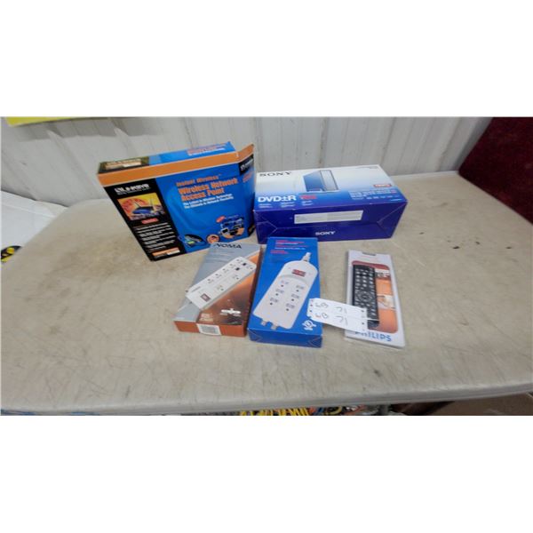 Linksys Wireless Access Point, Sony DRX-830U DVD±RW Drive, NOMA Surge Protectors and More