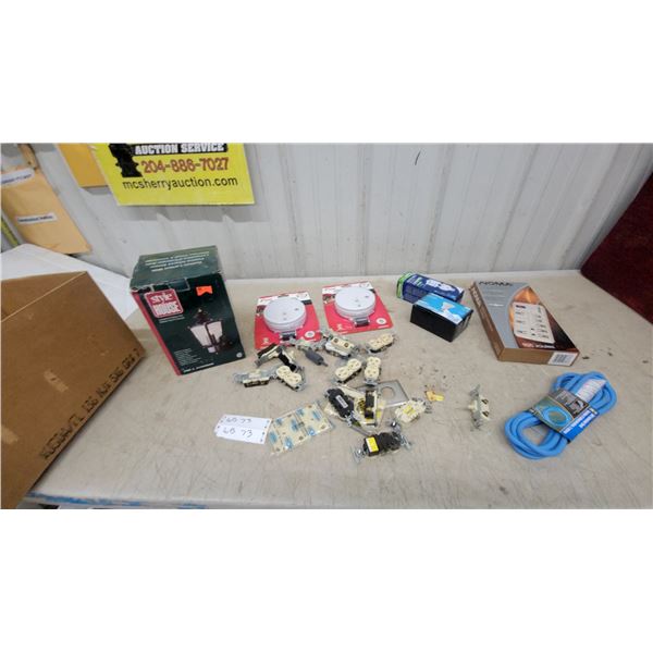 Style House Outdoor Lantern, 2 Kidde Smoke Alarms, NOMA Power Bar, NOMA LED & CFL Bulbs, & More