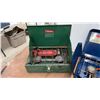 Image 2 : Three Camp Stoves: Two Coleman Model 421-D & One Blue Propane 2-Burner Stove