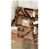 Image 4 : Tote Full Of Assorted Shelf Brackets & Supports Incl. Vanguard 16" Combination Shelf & Rod Holders