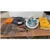 Image 1 : Uniflex Hose Reel, Extension Cord Reel, Garden Hose, 25' (7.6m) 1/2" (1.2mm) and BBQ Spit Baskets