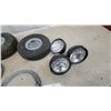 Image 3 : Galvanized Steel Wire Cable, Pneumatic Utility Wheels, and Auxiliary Lights Lot